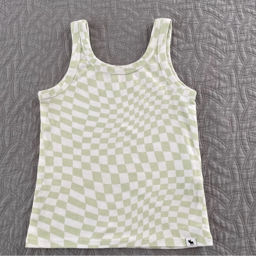 Abercrombie Kids Girl’s Checkered Tank Top size 9/10